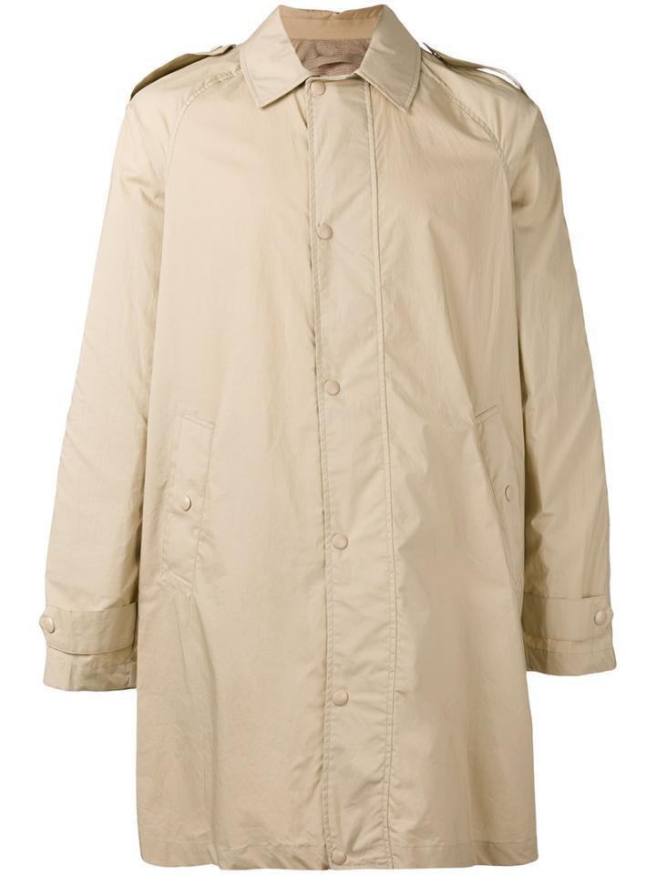 Sempach 'messer' Raglan Sleeve Coat, Men's, Size: Small, Nude/neutrals, Cotton/linen/flax