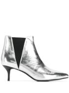 Essentiel Antwerp Kitten-heel Ankle Boots - Silver