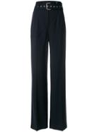3.1 Phillip Lim Belted Flared Trousers - Blue