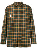 Wwwm Check Long-sleeve Shirt - Green