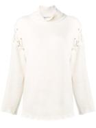 Iro - Hye Jumper - Women - Cotton/polyamide/polyester/other Fibers - 40, Nude/neutrals, Cotton/polyamide/polyester/other Fibers