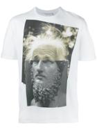 Neil Barrett Einstein Statue Print T-shirt - White