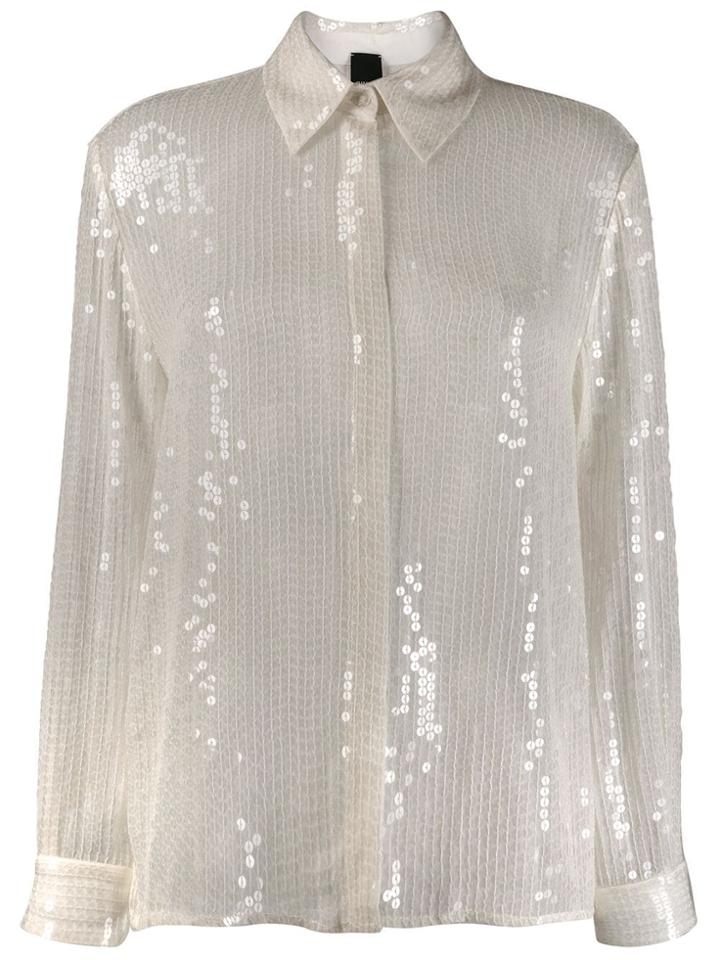 Pinko Sequined Shirt - White