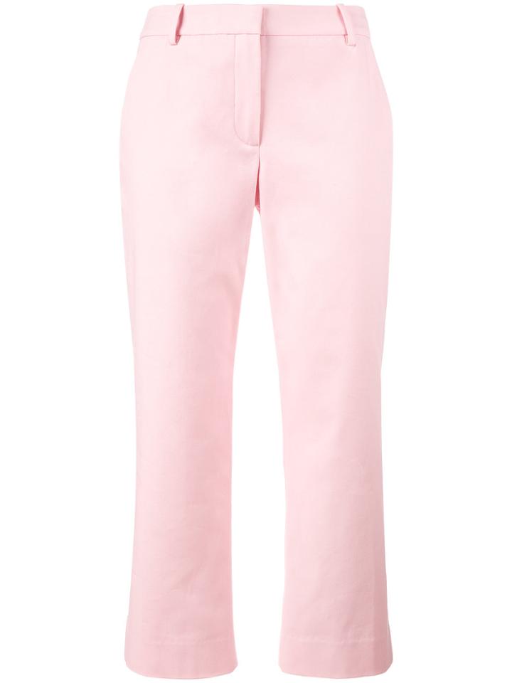 Sies Marjan Twill Cropped Trousers - Pink & Purple