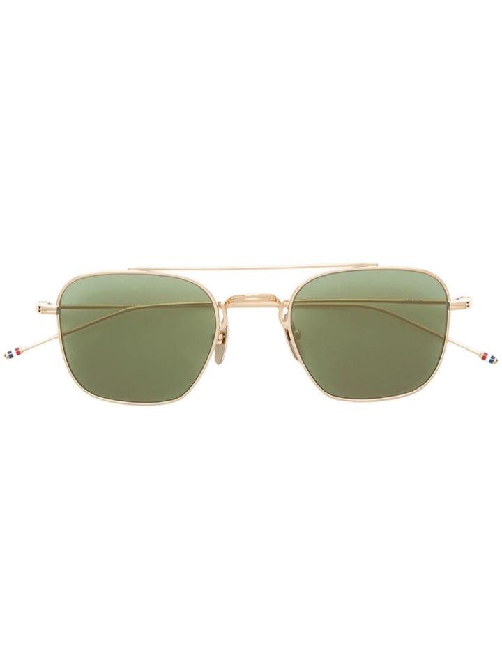 Thom Browne Eyewear Vintage Square Sunglasses - Metallic