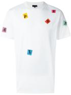 Lanvin Letters Print T-shirt, Men's, Size: Small, White, Cotton