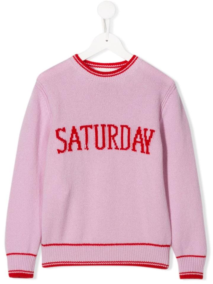 Alberta Ferretti Kids Teen Saturday Soft Knit Jumper - Pink
