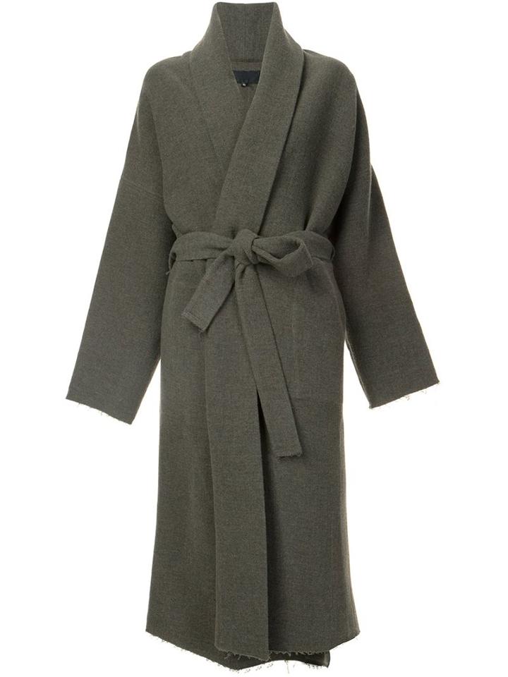 Nili Lotan Belted Long Coat