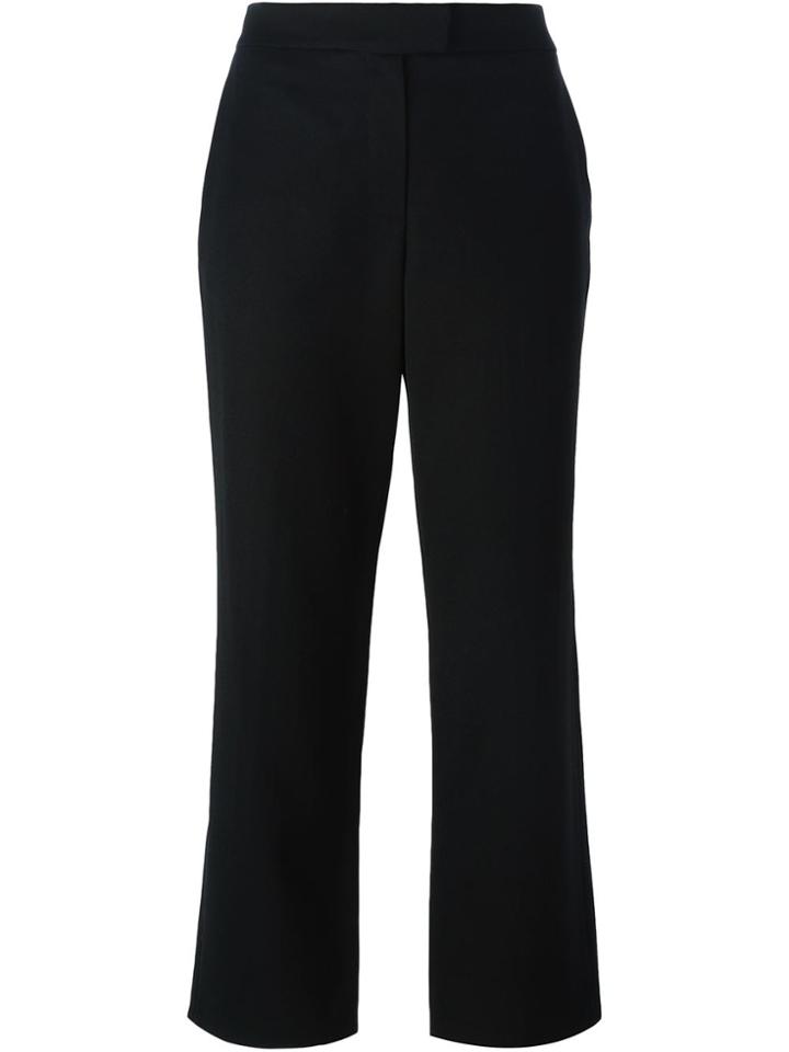 Givenchy Vintage Cropped High Waist Trousers - Black