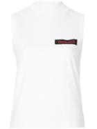 Christian Dada Damage Tank Top - White