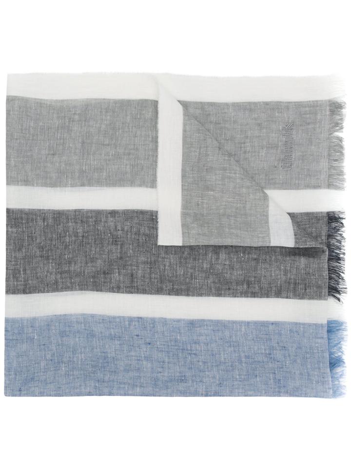 Church's Striped Scarf - Blue