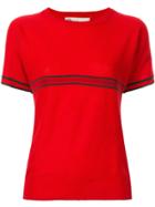 Gucci Pre-owned Web Stripe T-shirt - Red