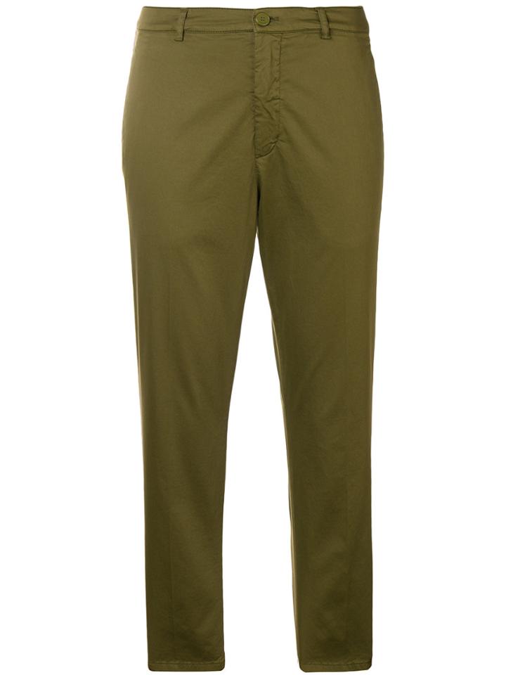 Dondup Cropped Trousers - Green