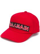 Balmain Logo Embroidered Cap