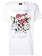 Ed Hardy Love Kills Print T-shirt - White