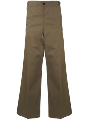 Toga Virilis Wide Leg Trousers - Green