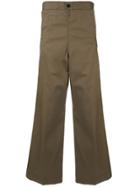 Toga Virilis Wide Leg Trousers - Green