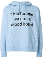 House Of Holland Slogan Print Hoodie - Blue