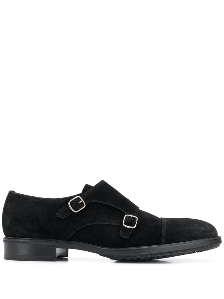 Leqarant Side Buckle Shoes - Black