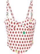 Versace Vintage Lady Bug Bustier - Multicolour