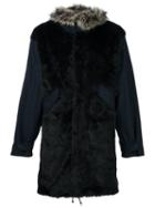 Ps By Paul Smith Furred Effect Coat