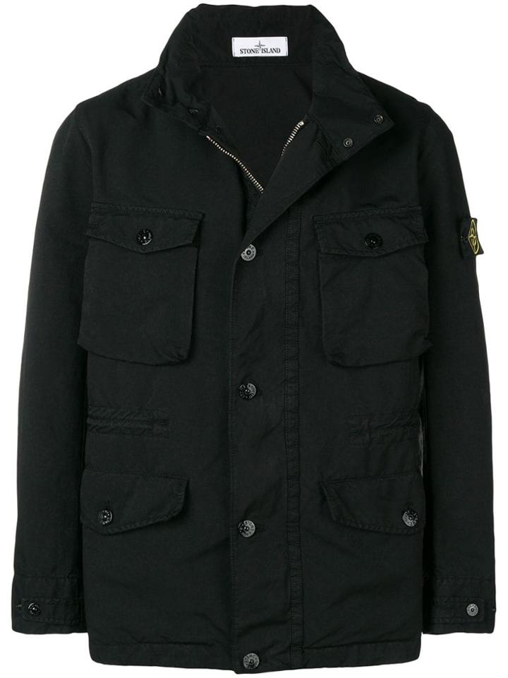 Stone Island Fitted Field Jacket - Black