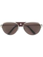 Cartier Santos Aviator Sunglasses - Brown