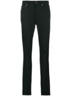 Saint Laurent D05 Star Embroidered Skinny Jeans - Black