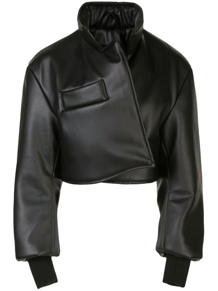 Melitta Baumeister Leather Look Jacket - Black