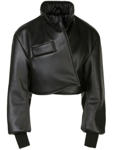 Melitta Baumeister Leather Look Jacket - Black