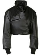Melitta Baumeister Leather Look Jacket - Black