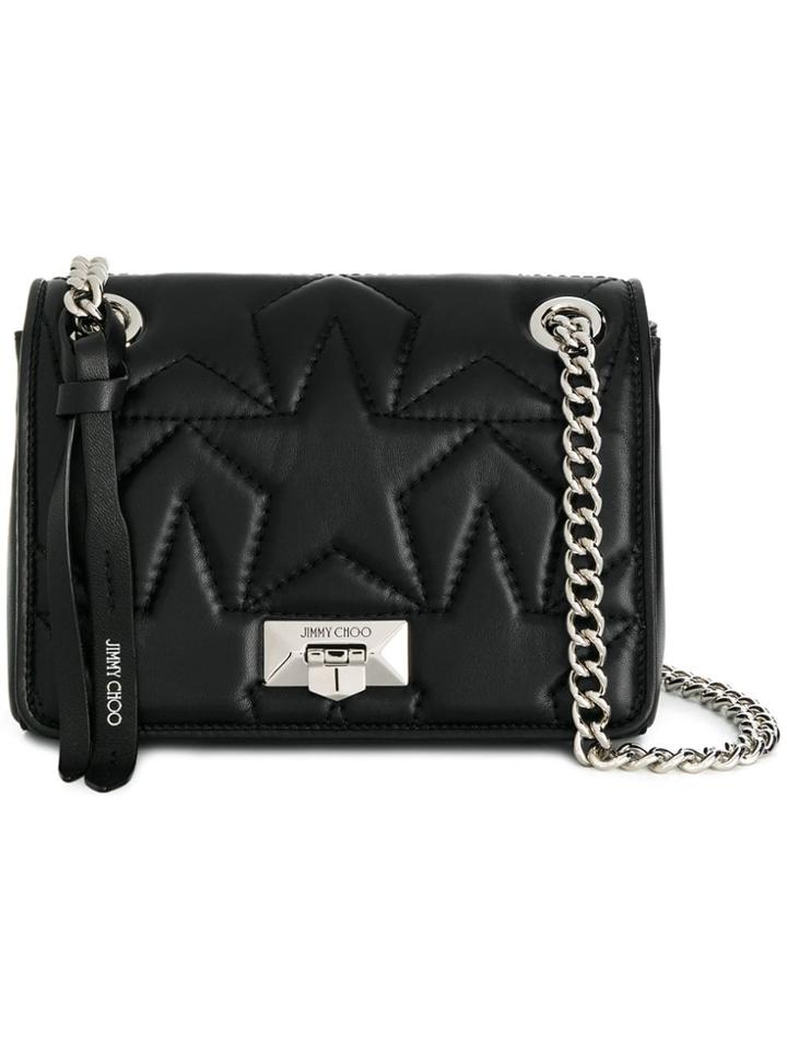 Jimmy Choo Small Helia Shoulder Bag - Black