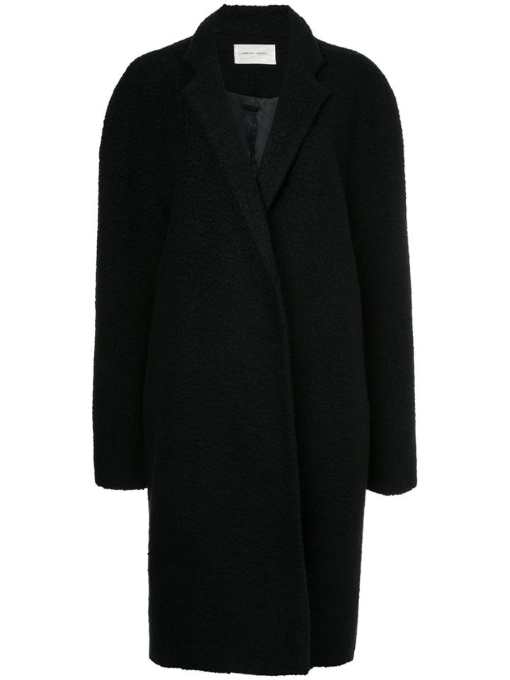 Strateas Carlucci Single Breasted Coat - Black