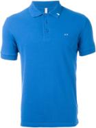 Sun 68 Logo Polo Shirt - Blue