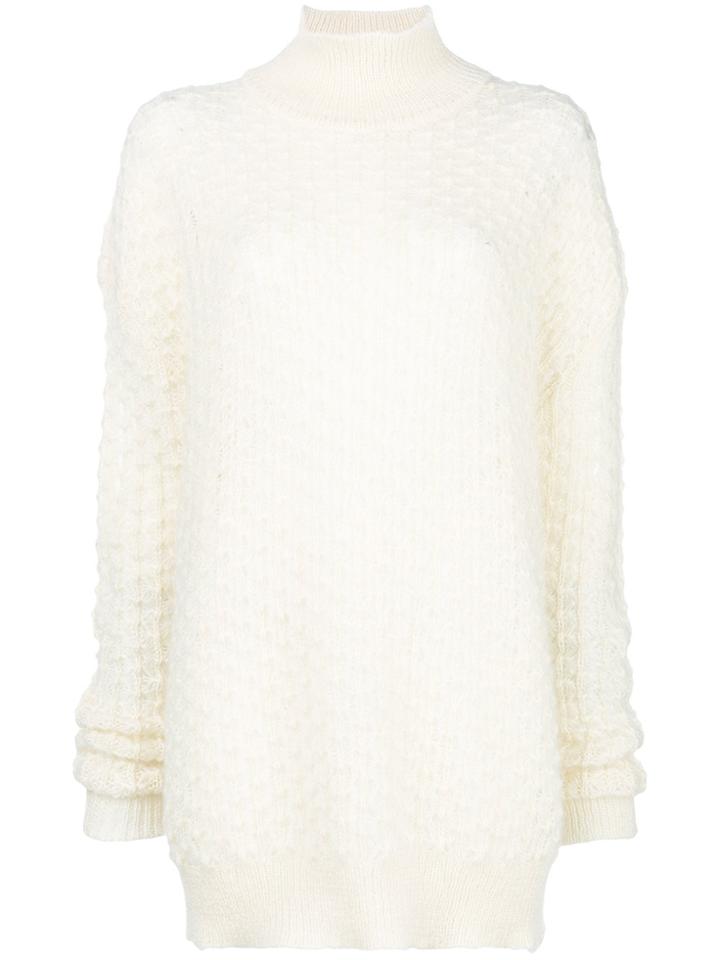 Jil Sander Turtle Neck Jumper - White
