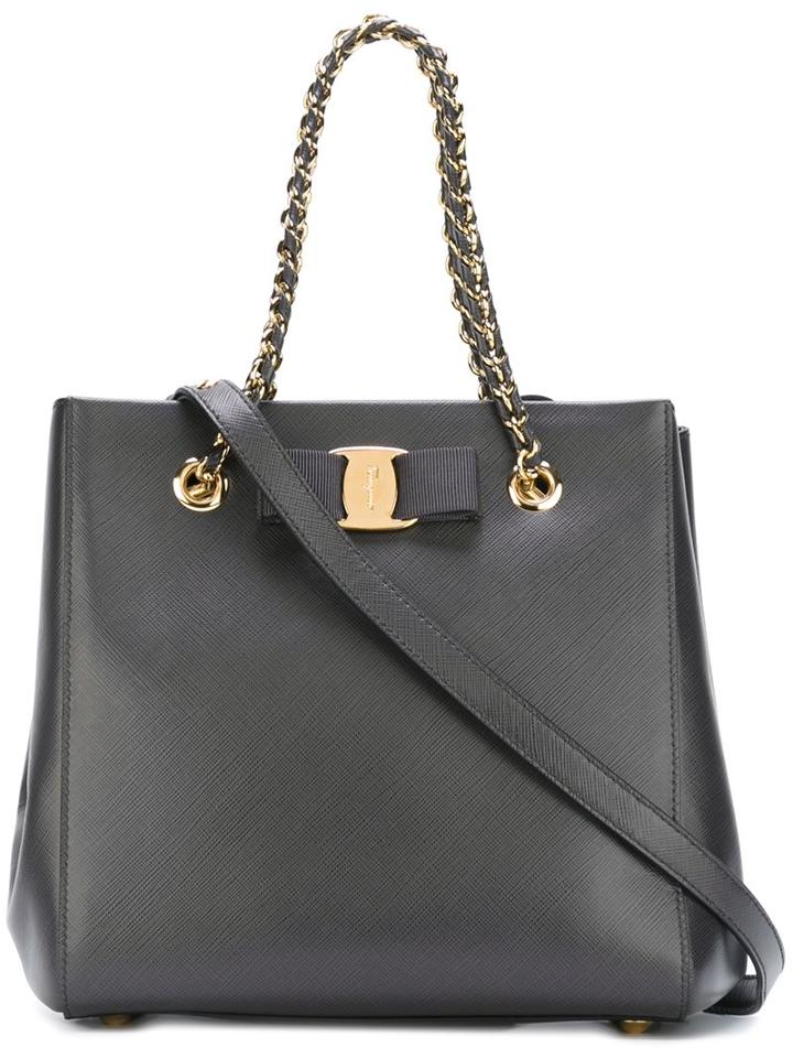 Salvatore Ferragamo Small 'vara' Shoulder Tote