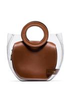 Staud Brown Frida Medium Double-layer Leather Tote Bag
