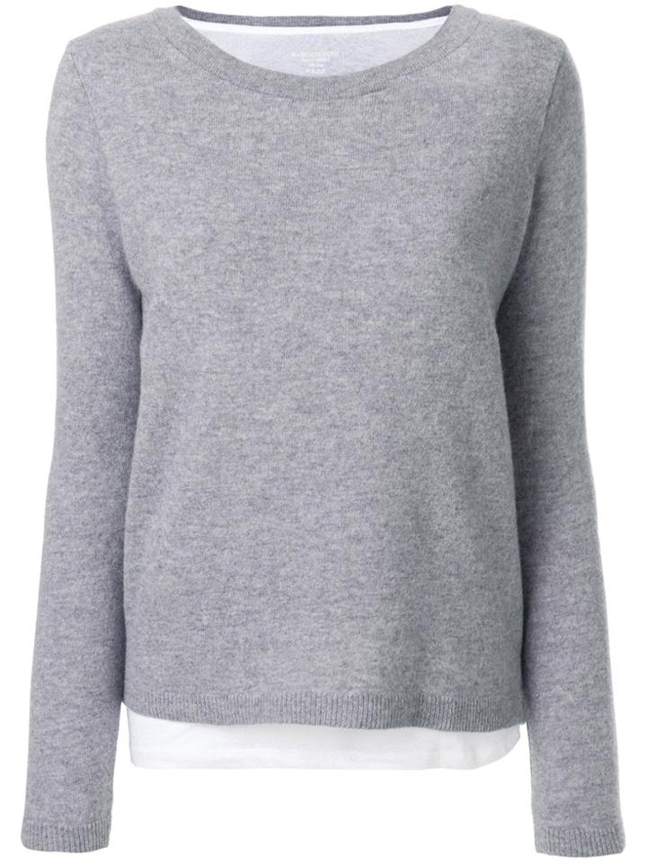 Majestic Filatures Layered Jumper - Grey
