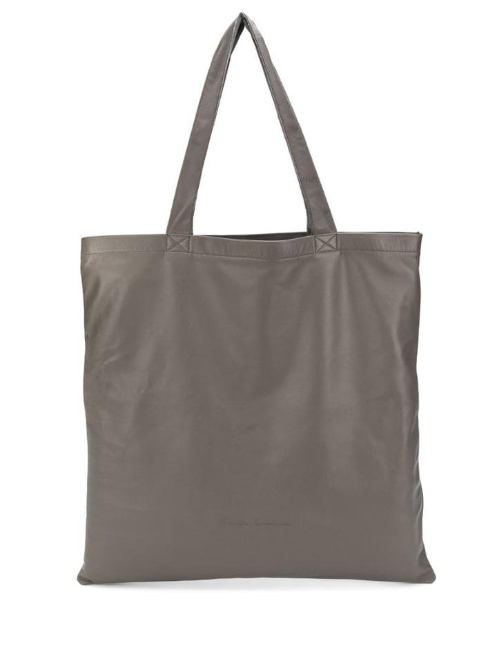 Rick Owens Smooth Texture Tote - Grey