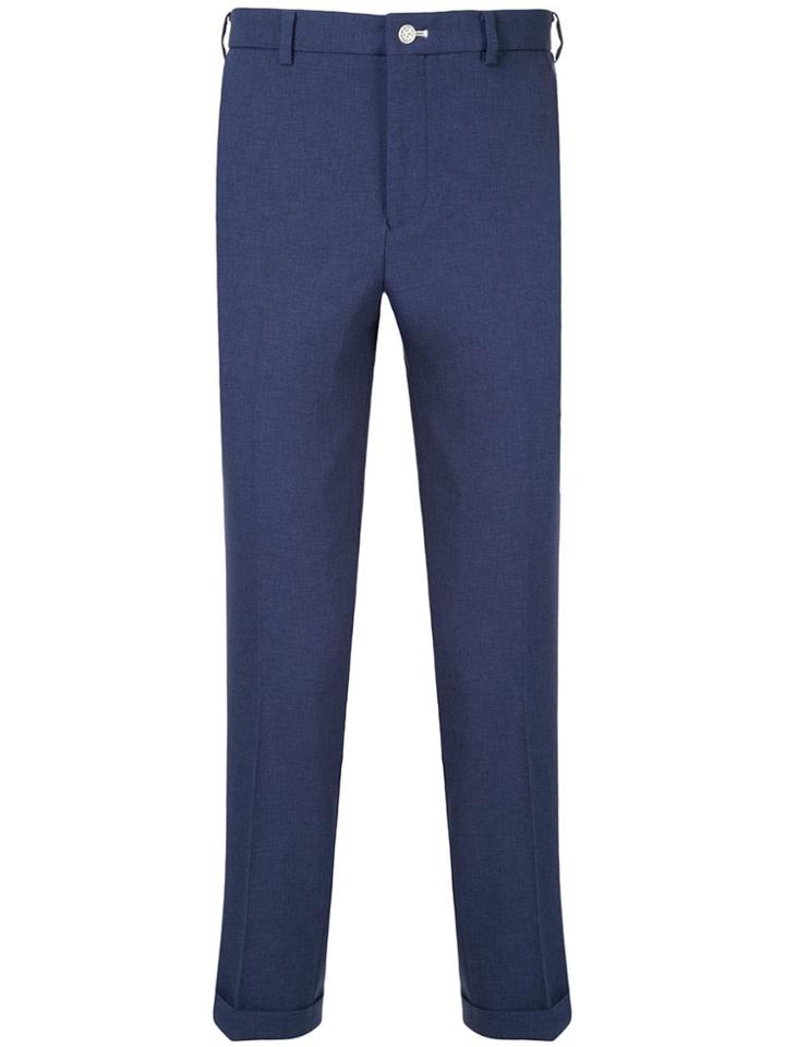 Loveless Cropped Chinos - Blue