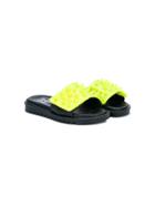 Am66 Teen Spike Stud Sliders - Yellow & Orange