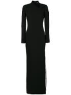 Tom Ford Asymmetric Cady Dress - Black
