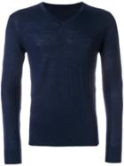 Sottomettimi Classic V-neck Sweater - Blue