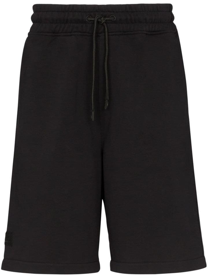 Marcelo Burlon County Of Milan Wing-patch Track Shorts - Black