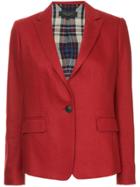 Rag & Bone Single Breasted Blazer - Red