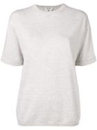 's Max Mara Short-sleeve Fitted Sweater - Neutrals