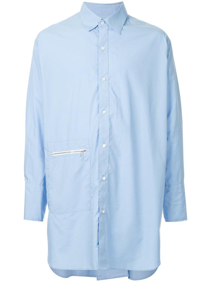 Jieda Oversized Shirt - Blue