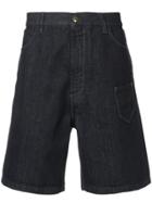 Marni Dropped Crotch Denim Shorts - Blue