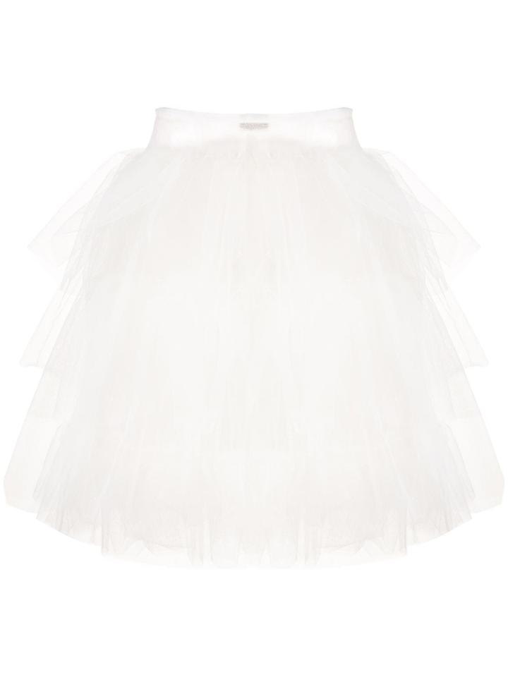 Simone Rocha Layered Tulle Skirt - White