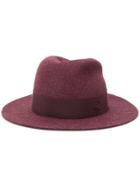 Maison Michel Andre Fedora Hat - Red